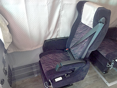 VIP LINER 6th [1C] driver's seat rear Seat