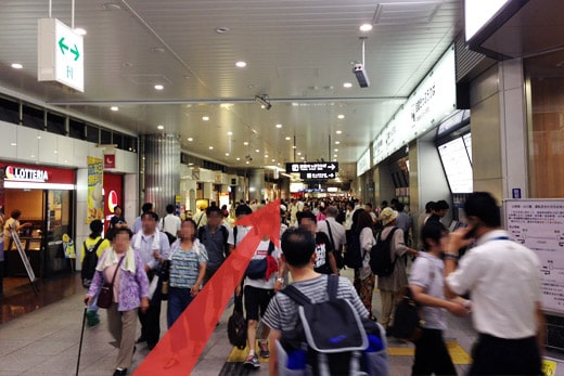 新大阪駅 バスのりば - JR 新大阪駅在来線 東改札口ルート -の行程写真04