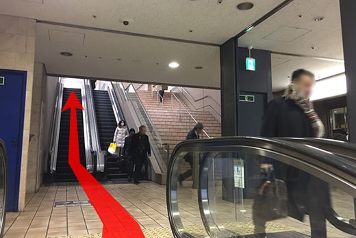横浜駅東口 スカイビル2階外ペデストリアンデッキの行程写真08