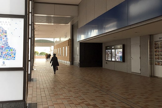 横浜駅東口 スカイビル2階外ペデストリアンデッキの行程写真09