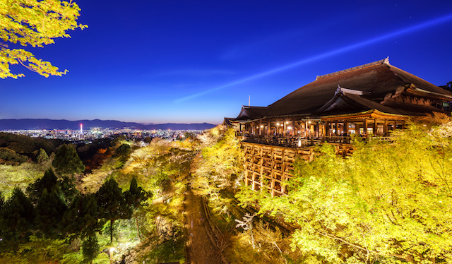 清水寺の夜桜