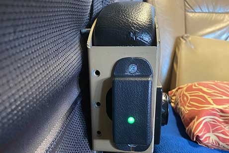 VIPライナー中部国際空港・金沢便 ランクアップシート 充電設備について