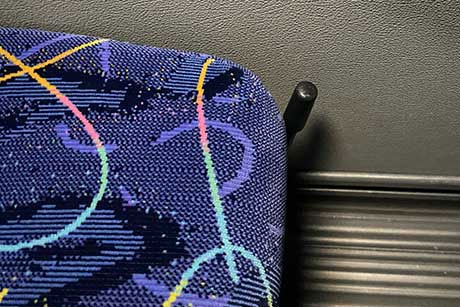 VIPライナー河口湖便 壁側 リクライニング操作方法