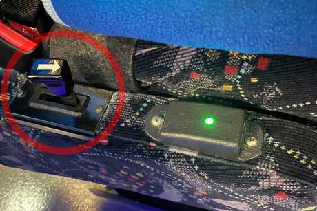 VIPライナー名古屋2便 リクライニング操作方法