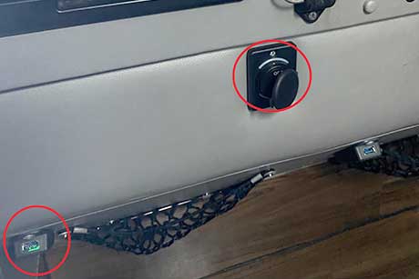 VIPライナー5便 充電設備について