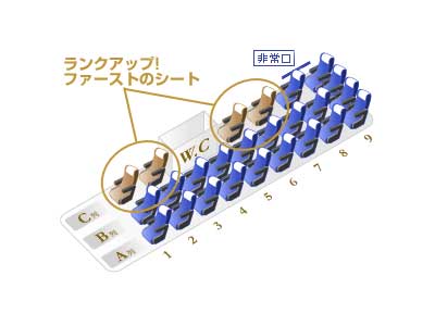 VIPライナー6便 座席図