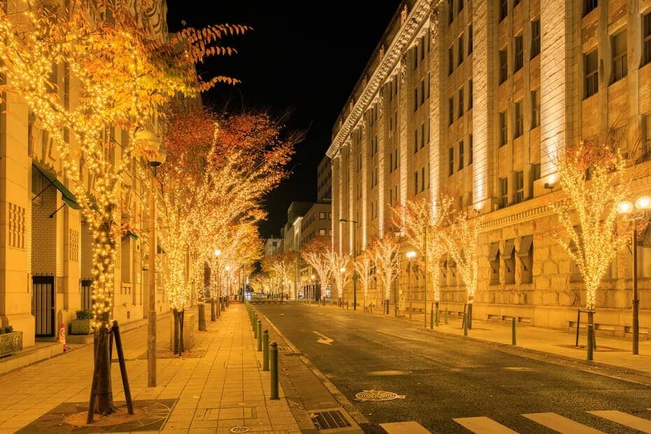 神戸旧居留地のイルミネーション