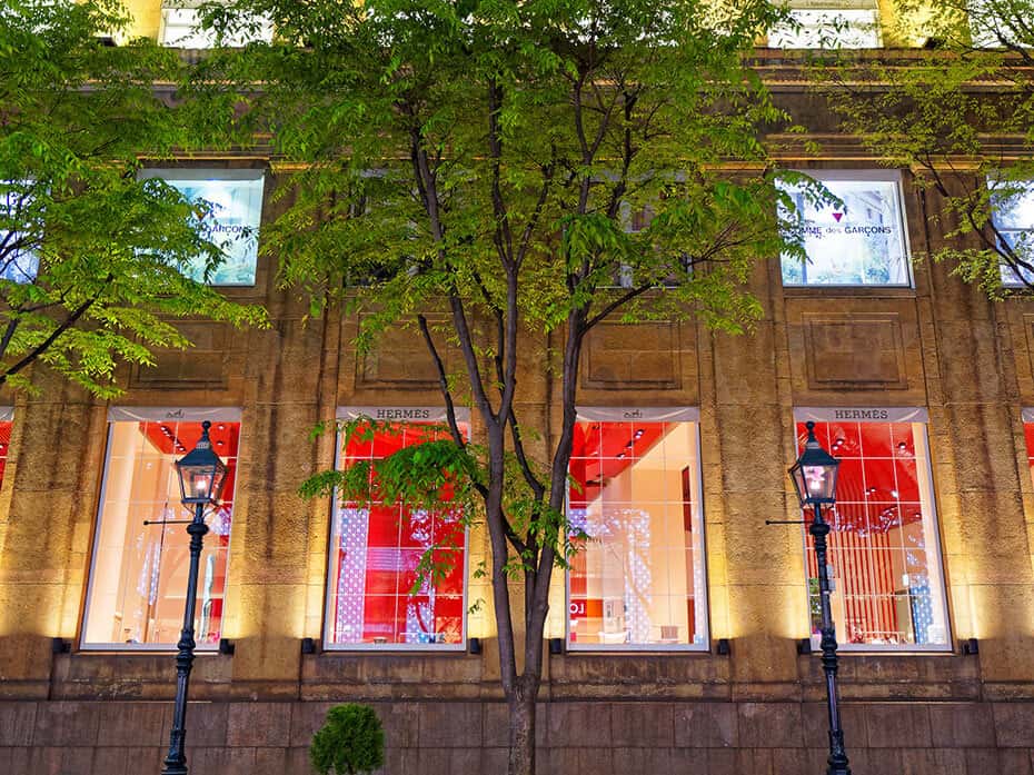 夕暮れの神戸 旧居留地の街並み(大丸神戸店)