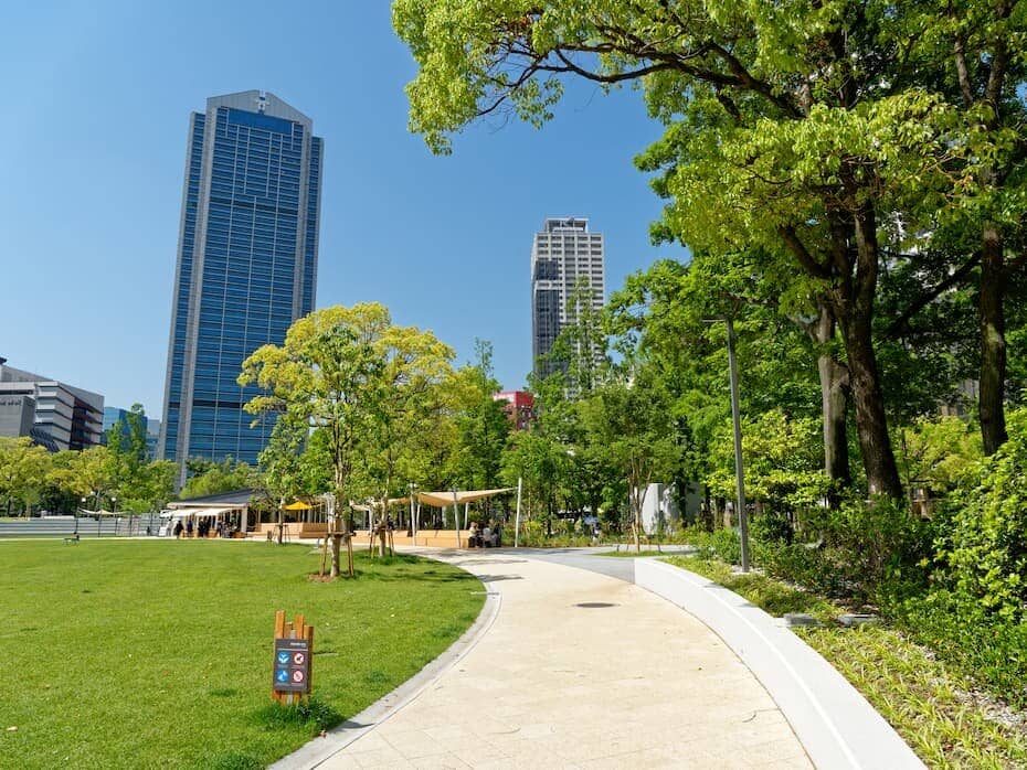 フラワーロード近くの公園