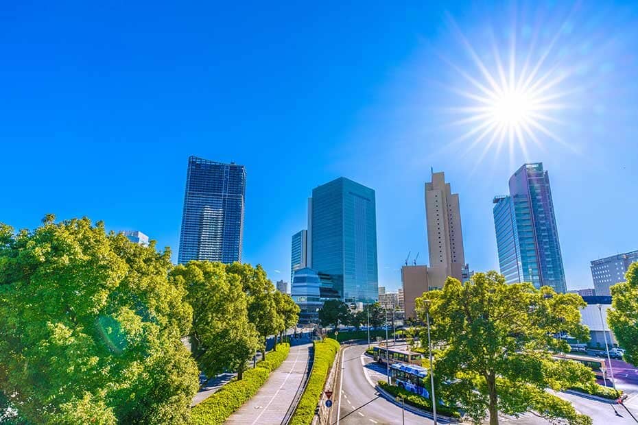 関内周辺の風景
