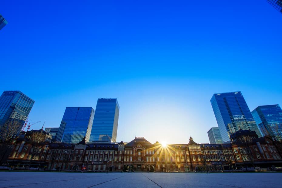 朝の東京駅