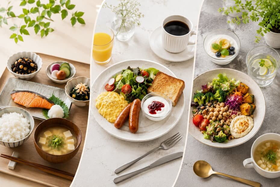 いろいろな朝ごはん