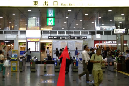 【LimonBus】新大阪駅 バスのりば - JR 新大阪駅在来線 東改札口ルート -の行程写真01