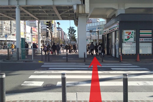 川崎駅東口 ラ・チッタデッラ横（アレーナチッタ前）の行程写真05
