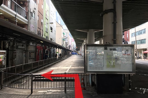 なんば（VIPヴィラなんば） - 御堂筋線 なんば駅 B3出口ルート -の昼の行程写真02