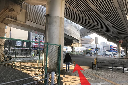 なんば（VIPヴィラなんば） - 御堂筋線 なんば駅 B3出口ルート -の昼の行程写真03