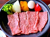 Shirakawa-go guest house "Koshiyama" Hida beef lunch plan