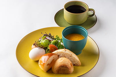 うめきた温泉 蓮 朝食付き温浴プラン ル・パンのパンセット