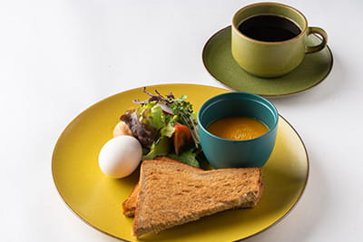 うめきた温泉 蓮 朝食付き温浴プラン ル・パンのトーストセット